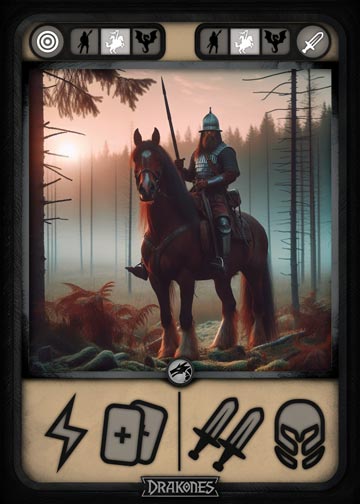 Horse Pikeman card